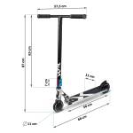Hulajnoga wyczynowa Soke XTR silver black